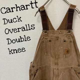 カーハート(carhartt)のカーハート ダブルニー ダック オーバーオール サロペット　メンズL(サロペット/オーバーオール)