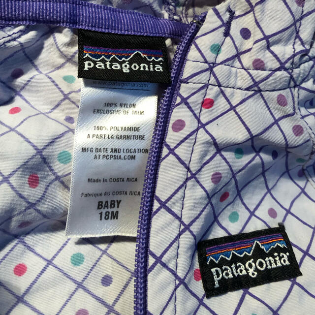 patagonia(パタゴニア)のpatagonia ウィンドブレーカー18M キッズ/ベビー/マタニティのベビー服(~85cm)(ジャケット/コート)の商品写真