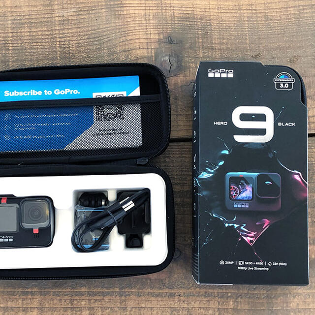 人気ショップ - GoPro GoPro SDカード・予備バッテリー付 Black HERO9