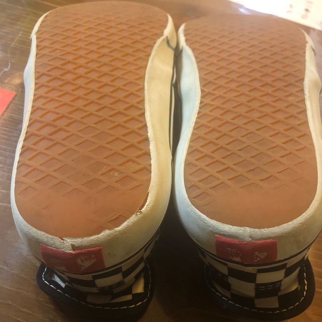 VANS(ヴァンズ)のvans スリッポン 19cm 2足セット キッズ/ベビー/マタニティのキッズ靴/シューズ(15cm~)(スニーカー)の商品写真