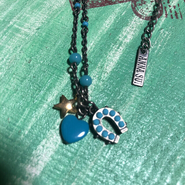 ANNA SUI(アナスイ)のアナスイ💙ターコイズカラー✨アンティークネックレス レディースのアクセサリー(ネックレス)の商品写真