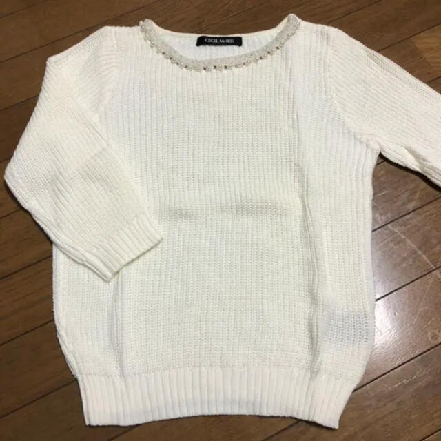 CECIL McBEE(セシルマクビー)のセシルマクビー/7分丈ニット レディースのトップス(カットソー(長袖/七分))の商品写真