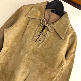 ビームスボーイ(BEAMS BOY)のすぽんs様専用　LeeレザーシャツベージュS (シャツ/ブラウス(長袖/七分))