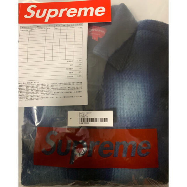2022人気新作 Supreme - Supreme Shadow Plaid Fleece Shirt S ブルー