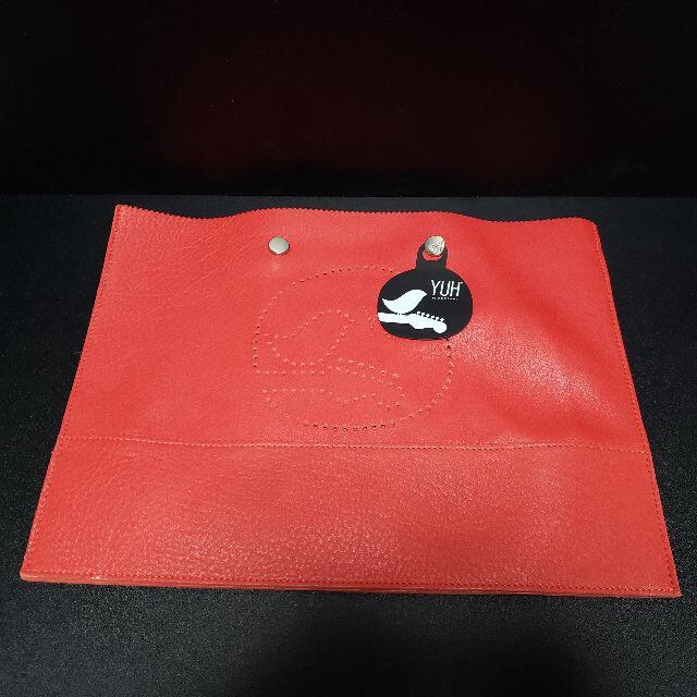 ユー バイオルチアーニ（yuh ORCIANI） イタリア製レザーバッグ 赤状態
