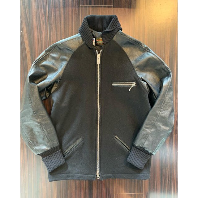 ほぼ未使用 skookum スタジャン award jacket 34 メンズのジャケット/アウター(スタジャン)の商品写真