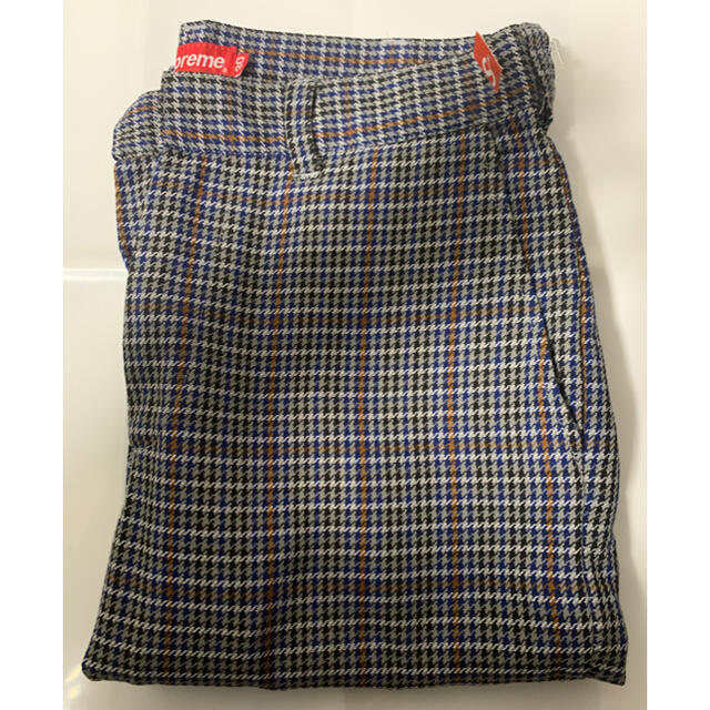 Supreme Work Pant 30 Grey Plaid-