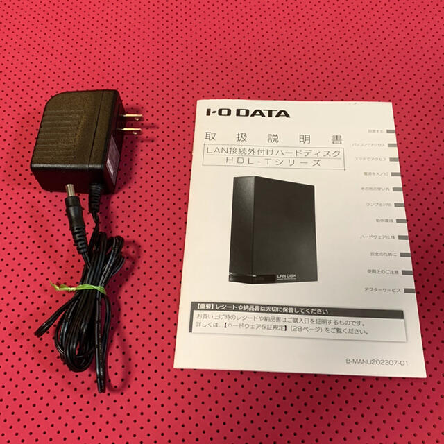 IODATA(アイオーデータ)のHDL-T3WH LAN接続外付けハードディスクストレージ　3TB スマホ/家電/カメラのPC/タブレット(PC周辺機器)の商品写真