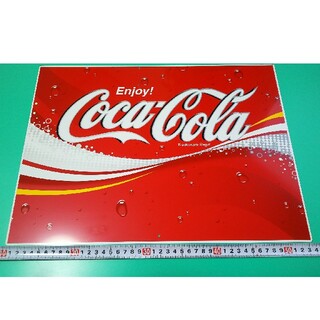 コカコーラ(コカ・コーラ)の当時もの コカ・コーラ スチール製パネル(その他)