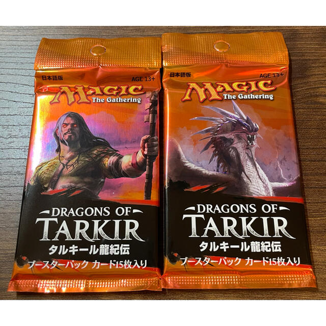 マジック：ザ・ギャザリング(マジックザギャザリング)のMTG タルキール龍紀伝　未開封　パック　マジックザギャザリング エンタメ/ホビーのトレーディングカード(Box/デッキ/パック)の商品写真