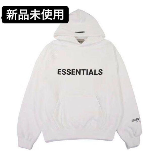 FEAR OF GOD FOG ESSENTIALS パーカー　白　Lサイズ