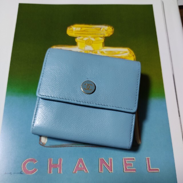 CHANEL(シャネル)の11万円（新品時の参考価格）シャネルダブルホック折財布💖 レディースのファッション小物(パスケース/IDカードホルダー)の商品写真