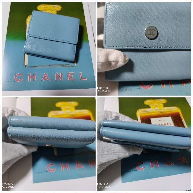 CHANEL(シャネル)の11万円（新品時の参考価格）シャネルダブルホック折財布💖 レディースのファッション小物(パスケース/IDカードホルダー)の商品写真