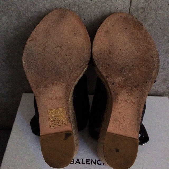 Balenciaga(バレンシアガ)の最終価格 BALENCIAGAウエッジサンダル m レディースの靴/シューズ(サンダル)の商品写真