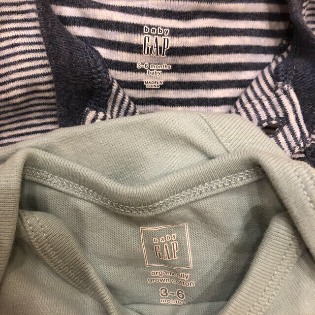 babyGAP(ベビーギャップ)のベビーギャップ　半袖ロンパース　60 キッズ/ベビー/マタニティのベビー服(~85cm)(ロンパース)の商品写真