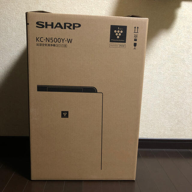 SHARP 加湿空気清浄機　KC-N500Y-W