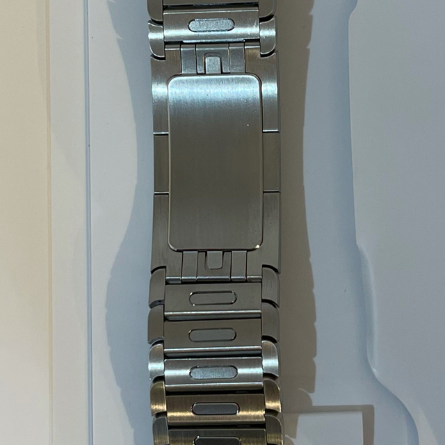 シルバーリンクブレスレット　Apple Watch ベルト　42mm