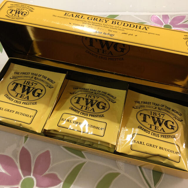 TWG TEA アールグレイブッダ グリーンティー 14包 食品/飲料/酒の飲料(茶)の商品写真