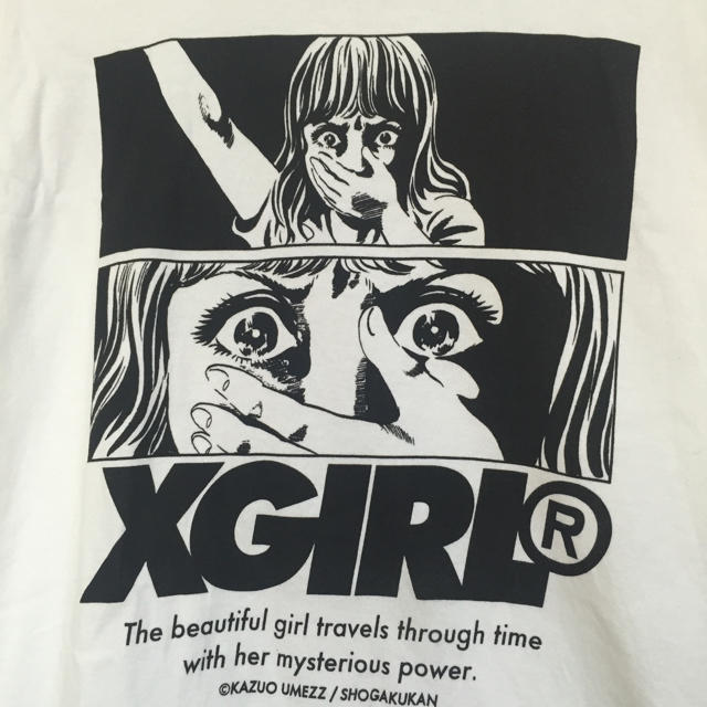 X-girl - X-girl 楳図かずおコラボTの通販 by tommy's shop X-girl - X-girl 楳図かずおコラボTの通販 by tommy's shop