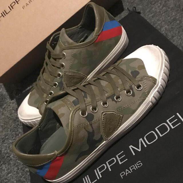 PHILIPPE MODEL(フィリップモデル)のSALE‼️【新品】PHILIPPEMODEL 迷彩 40 イタリア製 メンズの靴/シューズ(スニーカー)の商品写真