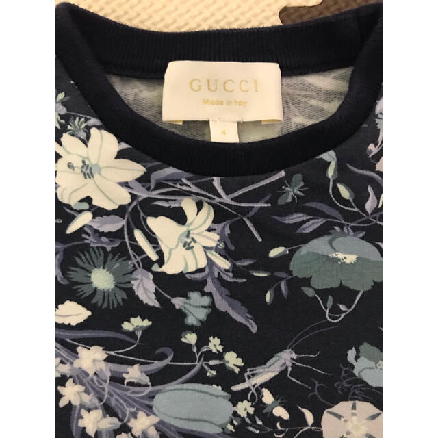 Gucci(グッチ)のGUCCI グッチ　キッズ　チルドレン　トレーナー　花柄 キッズ/ベビー/マタニティのキッズ服女の子用(90cm~)(Tシャツ/カットソー)の商品写真