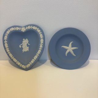 ウェッジウッド(WEDGWOOD)のWEDGWOOD ジャスパー/Jasper Pale Blue ヒトデのみ(置物)