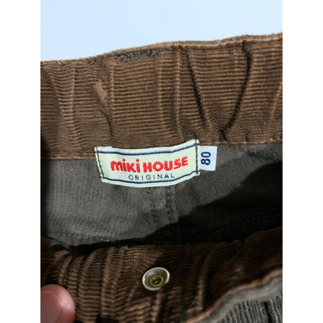 mikihouse(ミキハウス)のミキハウス　コーデュロイ　ズボン キッズ/ベビー/マタニティのベビー服(~85cm)(パンツ)の商品写真