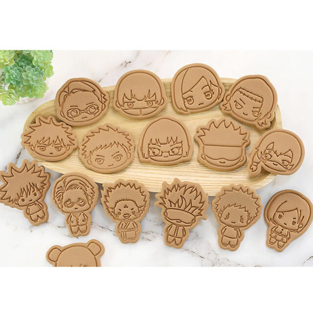 呪術廻戦 人気キャラクター 6個セットクッキー 型抜き ねんどぬき型 新品の通販 By Gokuri S Shop ラクマ