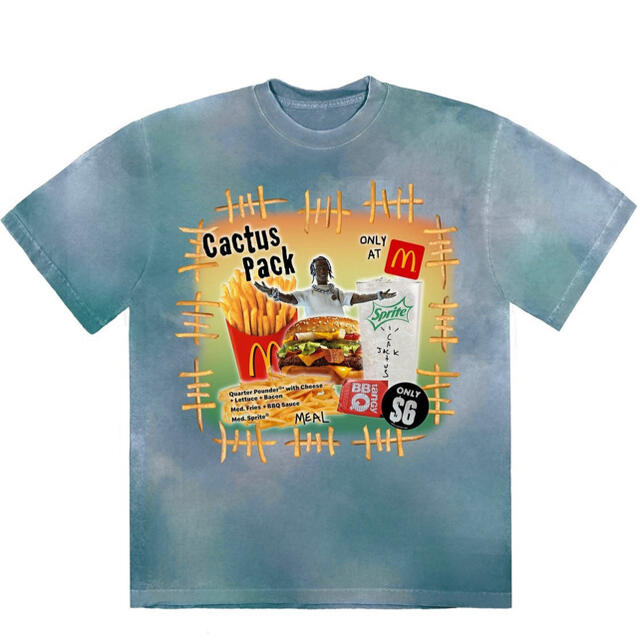 CACTUS(カクタス)のTravis Scott × McDonald’s マクドナルド　tシャツ メンズのトップス(Tシャツ/カットソー(半袖/袖なし))の商品写真