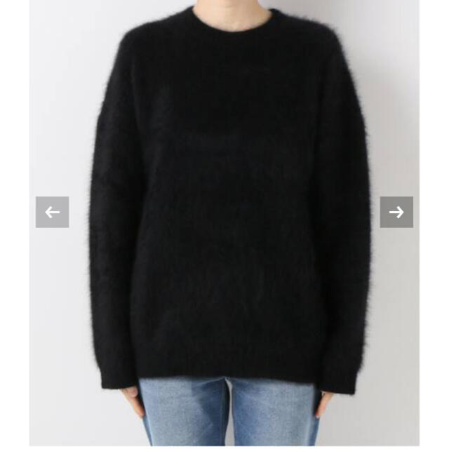 DEUXIEME CLASSE(ドゥーズィエムクラス)の新品　Deuxieme Classe Fluffy Sweater ブラック レディースのトップス(ニット/セーター)の商品写真