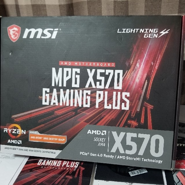 msi mpg x570 gaming plus　最終値下げ スマホ/家電/カメラのPC/タブレット(PCパーツ)の商品写真