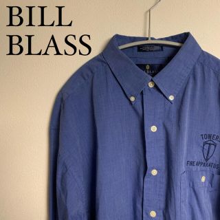 アクアスキュータム(AQUA SCUTUM)のBILLBLASS ビルブラス　メンズ　シャツ　青(シャツ)