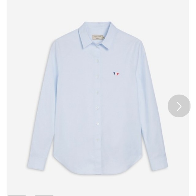 MAISON KITSUNÉ　OXFORD TRICOLOR FOX　blue