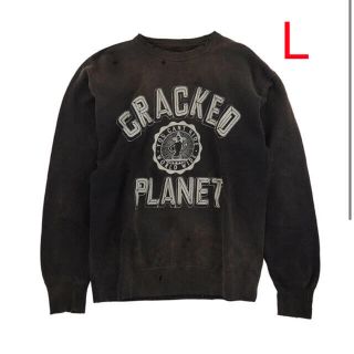 レディメイド(LADY MADE)のSaint Michael black crewneck L(スウェット)