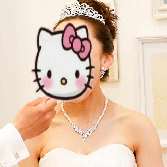 ネックレス&ピアスセット レディースのアクセサリー(ネックレス)の商品写真