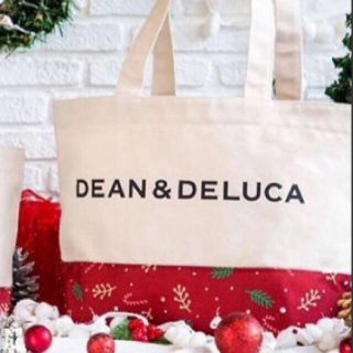 ディーンアンドデルーカ(DEAN & DELUCA)のDEAN&DELUCA   トート Lサイズ　クリスマス(トートバッグ)