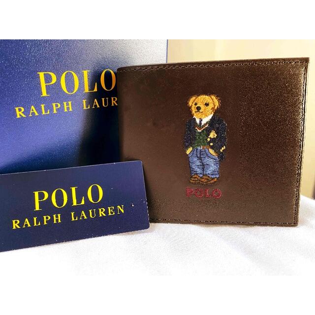 POLO RALPH LAUREN(ポロラルフローレン)のポロ ラルフローレン POLO RALPH LAUREN ポロベアー 折財布 メンズのファッション小物(折り財布)の商品写真