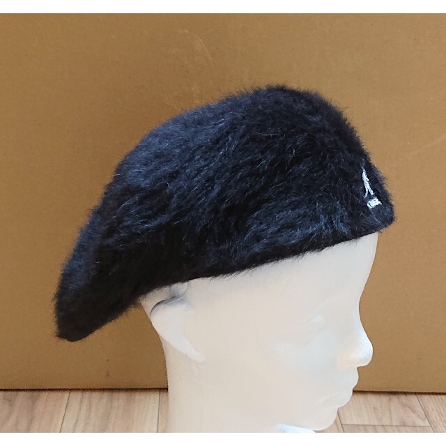 KANGOL(カンゴール)のL 美品 KANGOL Furgora 504 ハンチング ブラック  ファー メンズの帽子(ハンチング/ベレー帽)の商品写真