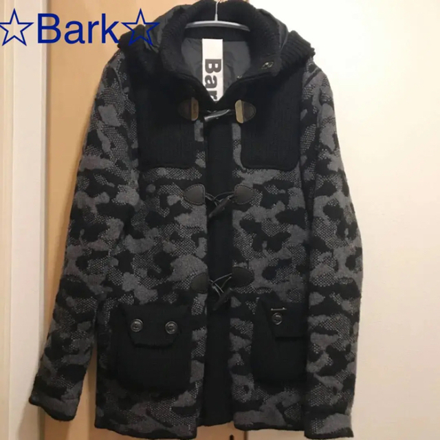 お値下げ☆Bark☆バーク カモフラ柄織 ダッフルコート - ダッフルコート