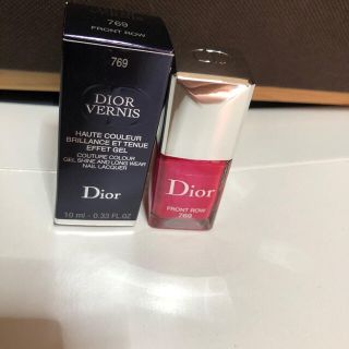 クリスチャンディオール(Christian Dior)の本物ディオールのネイルカラー　ディオール　ヴェルニ　769 FRONT ROW(マニキュア)