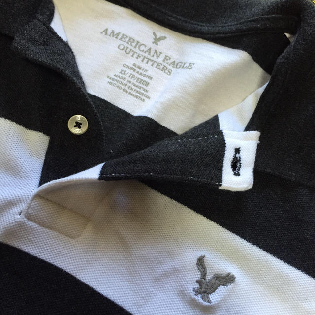 American Eagle(アメリカンイーグル)のアメリカンイーグル ボーダーポロシャツ メンズのトップス(ポロシャツ)の商品写真