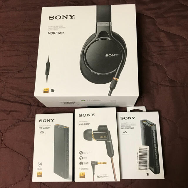 SONY - SONY NW-ZX300,MDR-1AM2,XBA-N3BP セットの通販 by 鮫肌 ...