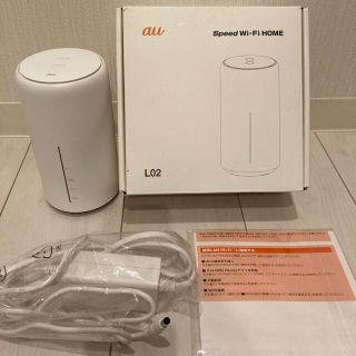 ファーウェイ(HUAWEI)のau speed wifi home L02(PC周辺機器)