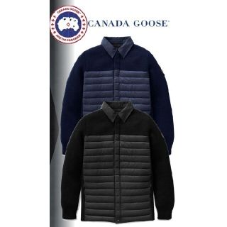 カナダグース(CANADA GOOSE)の新品 カナダグース CANADA GOOSE ダウン シャツ ニット国内正規品 (ダウンジャケット)