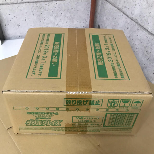 【新品未開封】ポケモンカード ダブルブレイズ 1カートン 12BOX
