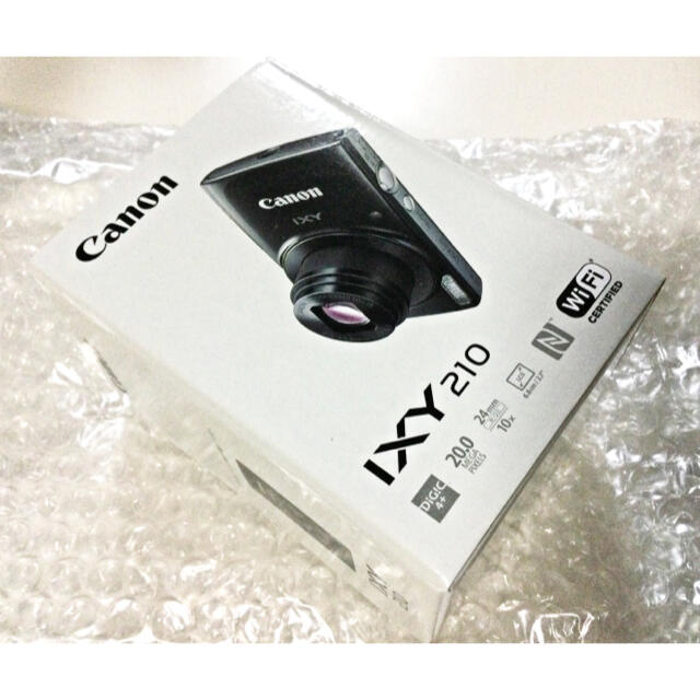 【新品未開封】キヤノン CANON デジタルカメラ IXY210 BK ブラック