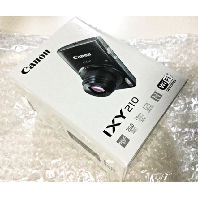 Canon(キヤノン)のキヤノン デジタルカメラ IXY 210 (BK) ブラック スマホ/家電/カメラのカメラ(コンパクトデジタルカメラ)の商品写真