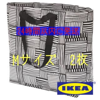 イケア(IKEA)のIKEA イケア キャリーバッグ トートバッグ エコバッグ M 2枚(エコバッグ)