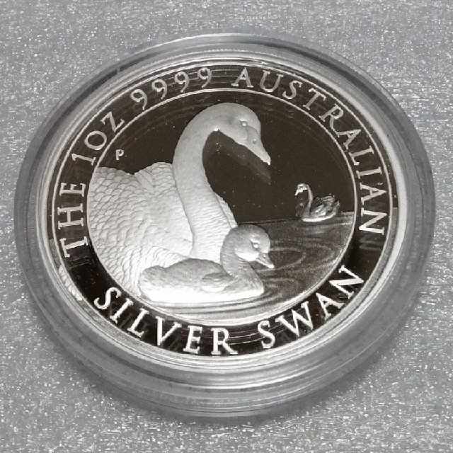 オーストラリア 2019 白鳥 銀貨 プルーフ オリジナル箱 と 証明書付き