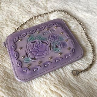 アナスイ(ANNA SUI)のアナスイ　ANNA SUI パスケース　薔薇(パスケース/IDカードホルダー)